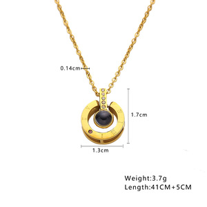 Collana MECYLIFE 100 I Love You per Donna, Gioiello d'Amore in Acciaio Inossidabile con Zirconi, Regalo per <span class=keywords><strong>San</strong></span> <span class=keywords><strong>Valentino</strong></span> - Product Image 5