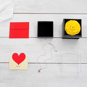 Bestseller Rosa Eterna Preservata con Collana in Confezione Regalo per Fidanzata - Product Image 6