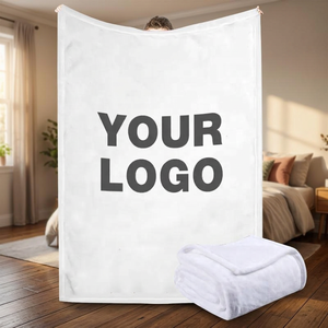 Manta de Franela con Diseño Personalizado OEM, 100% Poliéster, Cálida y Suave, para Sofá, para Invierno, Tamaño King, MOQ Bajo - Product Image 1