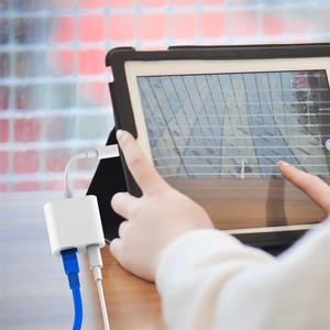 Nuevo Adaptador <span class=keywords><strong>Ethernet</strong></span> 3 en 1 Tipo C Lightning a RJ45 con Carga PD para Teléfonos y Tabletas iOS Apple a <span class=keywords><strong>Cable</strong></span> <span class=keywords><strong>Ethernet</strong></span> - Product Image 5
