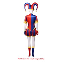 Costume de scène transfrontalier pour cosplay de clown Pomni, inspiré du Cirque Numérique Incroyable, pour Halloween