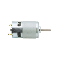 Moteur CC à balais personnalisable 775 à couple élevé 12V/24V pour aspirateur, sèche-cheveux, pompe à air et petits appareils