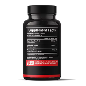 OEM Private Label Organic Maca Black Black Maca Extract Capsules Support Performance and Enhance Energy Stamina Mood for Adult - Product Image 2