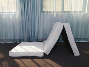 Matelas Triple pliant en Fiber d'air 4D de 5cm, tapis de <span class=keywords><strong>camping</strong></span> lavable, <span class=keywords><strong>surmatelas</strong></span> Portable avec housse amovible - Product Image 2