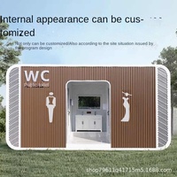 Toilettes mobiles écologiques en acier galvanisé de la marque Jiaxin, garantie 1 an, pour camping et zones touristiques