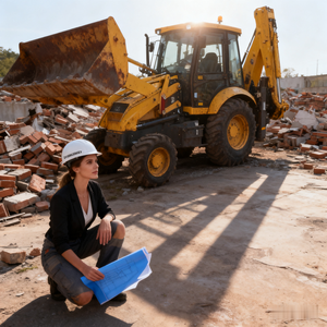 WZ30-25C ตักดินรถขุด0.3m3ความจุแบคโฮล - Product Image 3