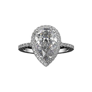 Anello a Goccia per Donne, Design Geometrico Semplice, Anello da Indossare Quotidianamente - Product Image 5