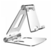 Support de téléphone portable réglable avec logo personnalisé, étanche, universel, pliable, en alliage d'aluminium, support de tablette PC flexible, anti-fuite