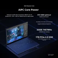 Ordinateur portable de jeu léger ROG Zephyrus G16 Air, Intel Core U9, 16 pouces, série 50, 240 Hz, 16:10, carte graphique dédiée