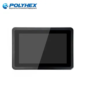 10.1 "11.6" 15.6 "dört çekirdekli i.MX 8M artı pcap dokunmatik ekran endüstriyel pc süpermarket için gömülü tablet pc paneli