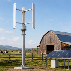 Générateur éolien à axe vertical de type H 2kW 3kW 48V 96V 120V à faible bruit avec aimants pour maison et ferme WS-VA-2000 - Product Image 3
