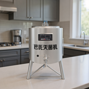 Máquina de llenado de <span class=keywords><strong>leche</strong></span> pasteurizada de alta temperatura de 50L Pasteurización de jugo de fruta - Product Image 1