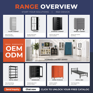 <strong>Thin</strong> Edge Two Section Four Tier Metal Office Cabinet Lockable File <strong>Storage</strong> <strong>Unit</strong> for School and Corporate Records - Product Image 3