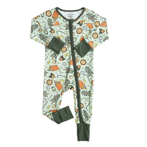 Pyjama bébé en bambou imprimé <span class=keywords><strong>nuage</strong></span> personnalisé, pyjama bébé doux à manches longues, combinaison de sommeil 2 pièces, pyjama pour enfant, pyjama en gros - Product Image 3