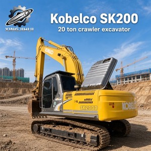 Excavadora Usada de Alta Calidad Sk200 Original de Japón, Marca Kobelco de Segunda Mano, Sk200-8 Sk200-12, Maquinaria Usada para Movimiento de Tierras - Product Image 1