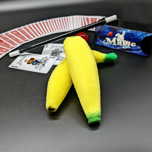 Pour une utilisation magique banane peluches haute élasticité résilience classique rue éponge tour de magie lapin astuces accessoire - Product Image 5