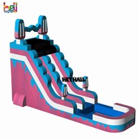 Nouveau design de toboggan aquatique gonflable commercial pour enfants et adultes