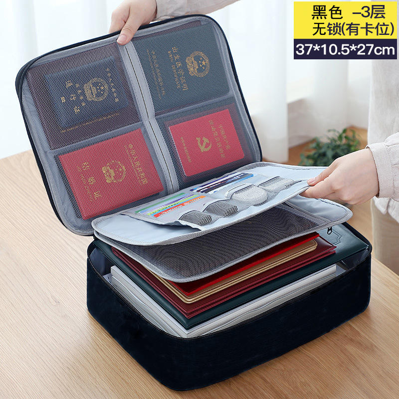 Trois couches déverrouillées - Noir