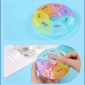 กล่องยาพกพาแบบหนา 7 วัน ลดราคาพิเศษ กล่องจัดยาแบบพกพาสำหรับเดินทาง - Product Image 6