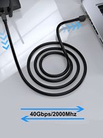 Kabel Ethernet Cat 8 26AWG Berpelindung dengan Selubung PVC untuk Dalam/Luar Ruangan, Kecepatan Tinggi 40Gbps 2000Mhz FFTP Patch Cord Tahan Cuaca RJ45