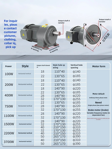 <span class=keywords><strong>Motor</strong></span> de piñón MIM de 0.12kw recientemente actualizado, eje de funcionamiento suave con <span class=keywords><strong>motor</strong></span> de engranaje helicoidal trifásico y caja de cambios - Product Image 6