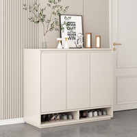 Meuble à chaussures en bois sur mesure, grande capacité, rangement d'entrée, cloisonnement multi-niveaux, mobilier pour hôtel et maison, vente en gros OEM, usine