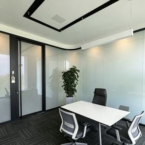 Système de cloison en verre opaque intelligent PDLC personnalisé, design industriel contemporain, séparateur de pièce pour la maison et le bureau - Product Image 2