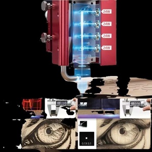 Para ATOMSTACK C4 <span class=keywords><strong>Pro</strong></span> 200W CNC Máquina cortadora de grabado láser 3D 0-20mm Alto 420x420mm 20W Refrigeración por aire láser - Product Image 5