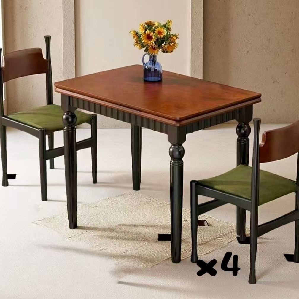 [1 table, 4 chaises] Notes de style et de couleur
