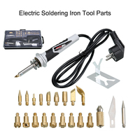 Kit de Pyrogravure Électrique 30W à Température Réglable pour Bois, Fer à Souder, Outil de Gravure DIY pour Artisanat