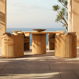 Tables et chaises <span class=keywords><strong>de</strong></span> loisirs en teck haut <span class=keywords><strong>de</strong></span> gamme pour l'extérieur, ensemble <span class=keywords><strong>de</strong></span> patio, résistant aux intempéries, pour hôtel, <span class=keywords><strong>jardin</strong></span>, en <span class=keywords><strong>bois</strong></span>, imperméable et résistant aux rayons UV - Product Image 3