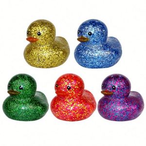 Colorful Rubber <b>Bathing</b> Pinch Squeaking Little Yellow Duck Children Swimming Toys - Product Image 6