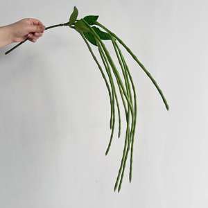 Vegetación artificial a granel para floristas con planta de aire de bambú de la suerte de helecho espárrago y <span class=keywords><strong>plantas</strong></span> verdes realistas de hoja de Alocasia - Product Image 5