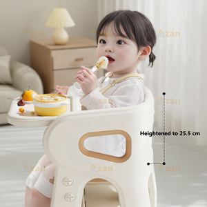 Silla <span class=keywords><strong>de</strong></span> Crecimiento para Niños <span class=keywords><strong>de</strong></span> HDPE, 2 Niveles Ajustables, Silla <span class=keywords><strong>de</strong></span> Comedor y Estudio para Bebés con Cinturón <span class=keywords><strong>de</strong></span> Seguridad y Ruedas Giratorias, para Niños <span class=keywords><strong>de</strong></span> 6 <span class=keywords><strong>Meses</strong></span> <span class=keywords><strong>a</strong></span> 12 <span class=keywords><strong>A</strong></span>ños - Product Image 3