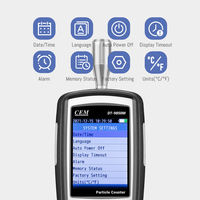 CEM DT-9850M PM0.3 PM2.5 PM10um Compteur de particules Laser à air portable professionnel