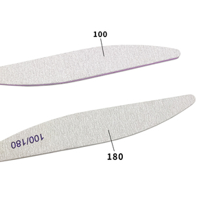 Willow Leaf Emery <b>Nail</b> <b>File</b> Thick Curved <b>Nail</b> Polish Rubbing Strip Portable Manicure Tool - Product Image 5