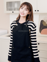 En stock, tablier de serveur/serveuse en coton de qualité supérieure, 1 grande poche, durable pour homme et femme, cuisine, café, bar - Vente en gros