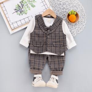 Yoliyolei-Conjunto de <span class=keywords><strong>traje</strong></span> Formal para bebés y niños, <span class=keywords><strong>traje</strong></span> de <span class=keywords><strong>bautizo</strong></span> de boda, esmoquin, color negro, 4 Uds., 2023/ - Product Image 4