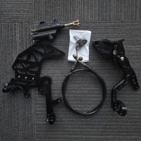 Protection de frein arrière double étrier Ultra Bee, montage gauche, en aluminium CNC 7075 pour moto Surron LBX Talaria haute performance