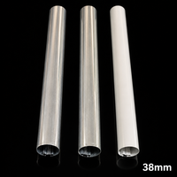 Tuyaux de stores en acier galvanisé 17 mm 25 mm 38 mm pour stores enrouleurs et stores zébrés, longueur personnalisée