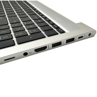 Coque C pour HP Probook 450 455 G9, repose-poignets avec clavier rétroéclairé US N01933-001, argent