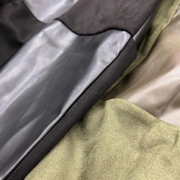 Ensemble de survêtement pour homme en daim et cuir de haute qualité, veste courte en cuir à deux pièces avec empiècements, design personnalisé, dernière collection été