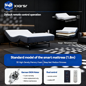 Colchón Inteligente Transpirable y Plegable con Espuma Viscoelástica, <span class=keywords><strong>Control</strong></span> <span class=keywords><strong>Dual</strong></span>, Garantía de 3 Años - Moderno y Confortable para Hotel/Villa - Product Image 5
