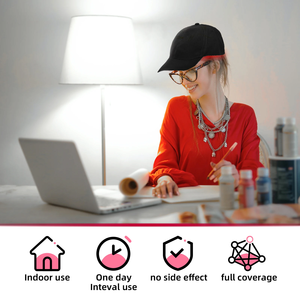 قبعة علاج بالضوء الأحمر بالأشعة تحت الحمراء 460nm 660nm 850nm قبعة علاج بالضوء الأحمر للشعر - Product Image 5