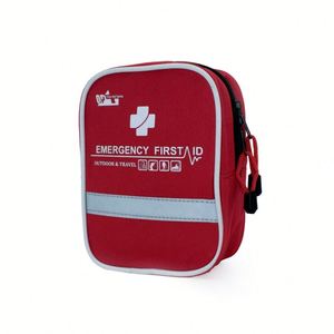 Trousse de premiers secours compacte rouge, portable, étanche, grande capacité, boîte d'urgence pour la maison et l'extérieur, personnalisable - Product Image 2