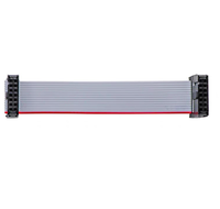 Câble de données plat IDC blindé à pas de 2,54 mm, 6, 12, 16, 20, 44, 50, 64 broches, pour téléchargement de données