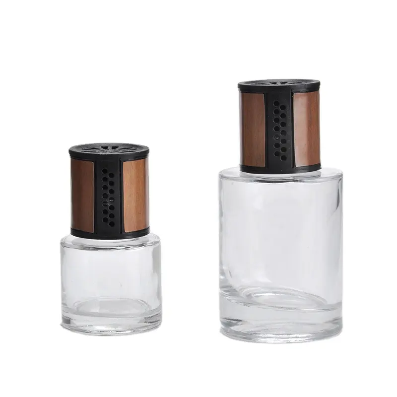Best Verkopende 100Ml Luxe Navulbare Glazen Parfumfles Met Lange Buis Airbag Sproeipomp