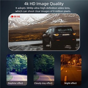 10.88 ''Màn hình cảm ứng ghi kép Dashcam GPS Wifi trở lại HD 1080P Máy ảnh màn hình DVR xe gương chiếu hậu - Product Image 2