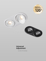 Spot LED COB pour plafond, dimmable, 3000K CCT, 10W20W, en aluminium, adapté aux hôtels, bureaux et salles d'exposition à domicile