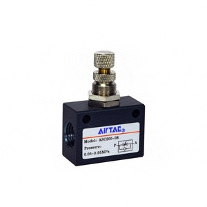 Válvula de aguja Airtac ASC300-10 ASC200-08, válvula de control de gas 0.05-0.95Mpa, tamaño de puerto de 1/4 pulgada - Product Image 2
